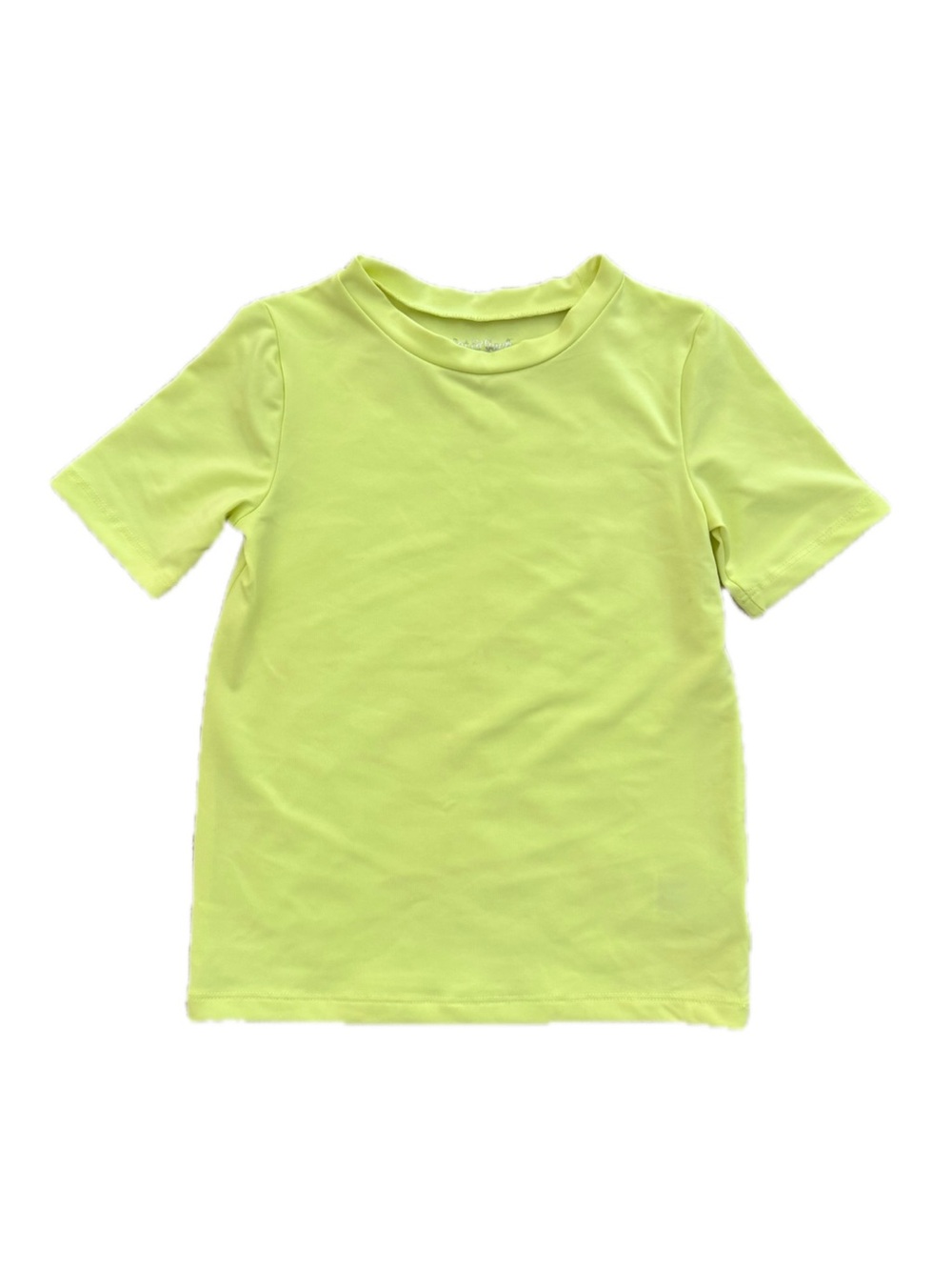 Cat & Jack Short Sleeve Rash Guard - Neon Lime. 5T